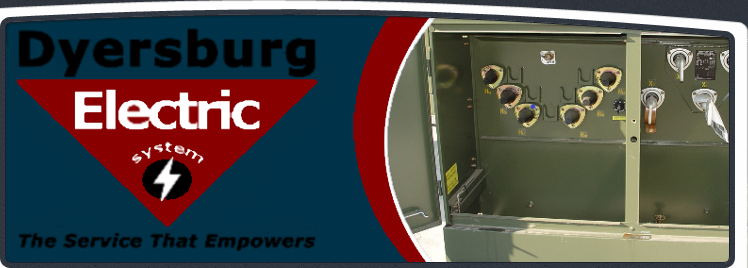 Dyersburg Electric System with 3 Phase Transformer's Open Cabinet